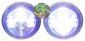 Лампа 7 дюймов светодиодная OSRAM 144 лм/Вт, защита от царапин, передняя омологация E для Harley