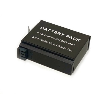 AHDBT-401 akumulator bateria 3,8V 1160mAh 4,4Wh Li-ion dla GoPro Hero 4
