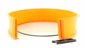 СИЛИКОНОВАЯ ФОРМА ДЛЯ ТОРТОВ СО СТЕКЛЯННЫМ ДНО ДЛЯ ТОРТОВ 26 СМ -40°C +240°C