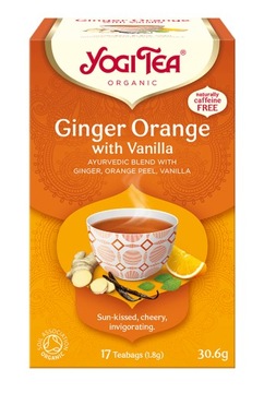 Herbata Yogi Tea Ginger Orange and Vanilla - imbir