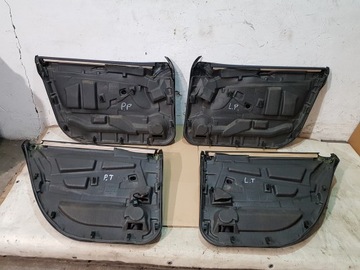 ОБИВКИ ДВЕРЕЙ, КОЖА, ТЕМНО-СИНИЙ AUDI A6 S6 C5 СЕДАН