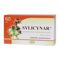 SYLICYNAR 60 TABLETEK POWLEKANYCH