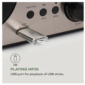 AUNA HARVARD ИНТЕРНЕТ-РАДИО CD/USB/BT/FM/DAB SPOTIFY