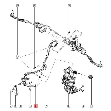OE RENAULT MASTER III 2.3dCi СИЛОВОЙ ШЛАНГ