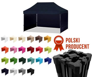 Polski Namiot handlowy H45 3x4,5 43kg 22 kolory