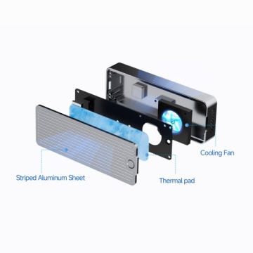 Корпус SSD-адаптера Fanxiang MD85 M2 NVMe PCIE 2W1 USB 3.2 Type C 10Gbs