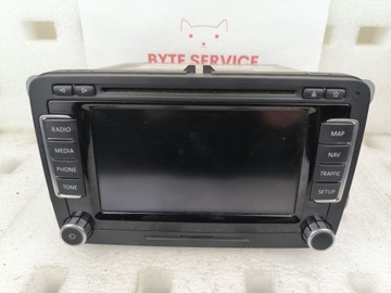 VW VOLKSWAGEN RNS 510 Radio Nawigacja Multimedia 7F0035680 Ekran nie działa