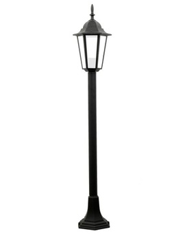 Lampa ogrodowa stojąca klasyczna słupek oświetleniowy retro 96cm czarny E27