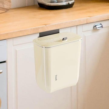 Контейнер для мусора с крышкой Контейнер для пищевых отходов Бежевый Длинный 31,6 см