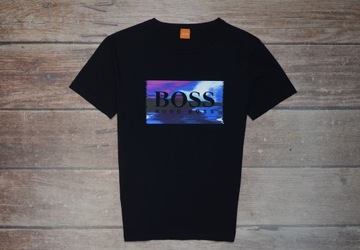 HUGO BOSS ORANGE ORYGINALNA KOSZULKA PREMIUM BLACK NOWA L