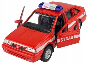 Welly Model Metalowe Auto Polonez Caro Plus STRAŻ