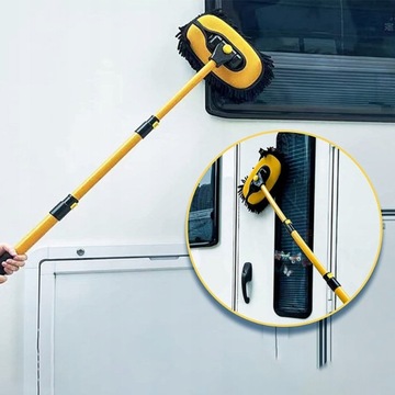 MOP TELESKOPOWY DO MYJNI SAMOCHODOWYCH SZCZOTKA Z MIKROFIBRY 102CM