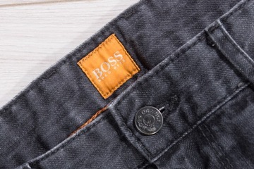 HUGO BOSS ORANGE SPODNIE JEANSY 34/32