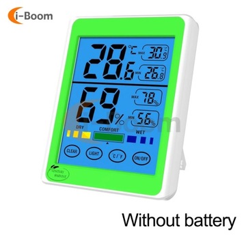 CH914 LED Digital Display Electronic Temperature And Humidity Meter High