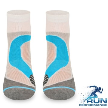 Носки для бега RUN4 - Coolmax - бело-голубой
