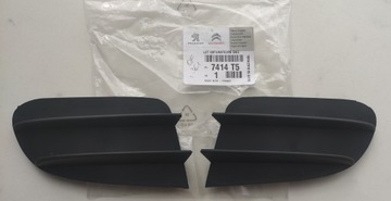 Zestaw kratek do przedniego zderzaka (L+P) Citroen C5 3/2001-9/2004 OE7414T5