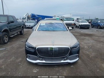 Mercedes 2021 Mercedes-Benz Klasa S 2021r., S 580 4MATIC, od ubezpieczalni 4.0 Benzyna, zdjęcie 1