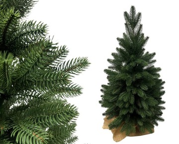 CHOINKA SZTUCZNA GUMOWA ŚWIERK PREMIUM GUMA CIEMNA 100% PE 70cm