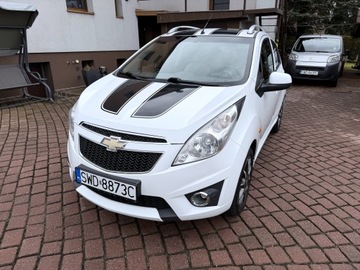 Chevrolet Spark II Hatchback 1.0L DOHC 68KM 2011 Chevrolet Spark TYLKO 126tyśkm! 1WŁ 1.0b ORYGINAŁ LAKIER 2011r LT SKÓRY!, zdjęcie 1