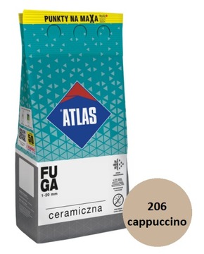 ATLAS FUGA CERAMICZNA ELASTYCZN 206 CAPPUCCINO 2KG