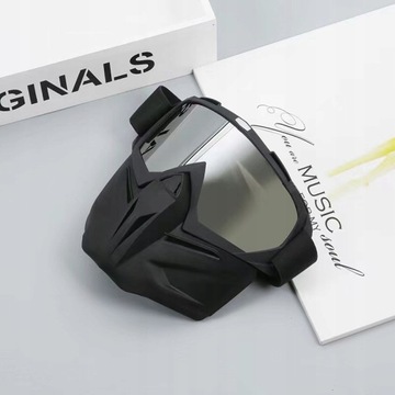 РЕГУЛИРУЕМАЯ ДВУХЧАСТНАЯ ОЧКИ-МАСКИ СНОУБОРД КРЕСТОВЫЕ ЛЫЖИ ПЕЙНТБОЛ СТРЕЙНБОРТ