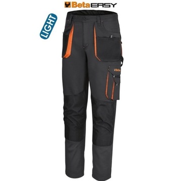 SPODNIE ROBOCZE SZARE EASY LIGHT 7860G, ROZ. XL BETA WW EASY