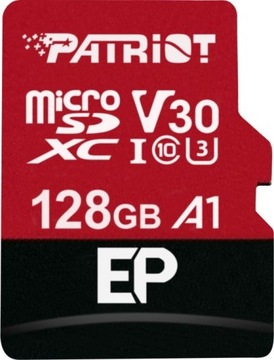 PATRIOT EP 128 GB micro SD XC CL10 UHS U3 A1 V30