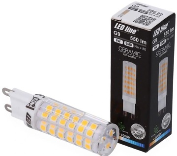 Żarówka LED LedLine G9 6W dzienna 550lm HURT