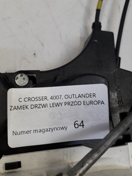 C-CROSSER 4007 OUTLANDER ZÁMEK DVEŘE LEVÝ PŘEDNÍ EVROPA