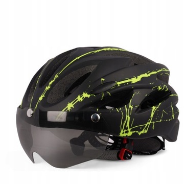 Kask rowerowy do rowerów górskich z goglami