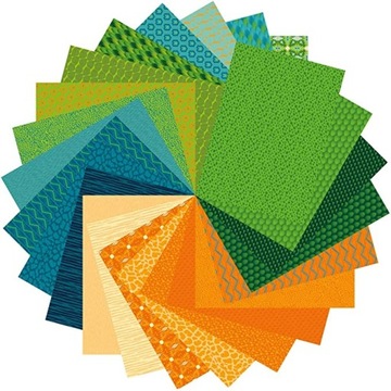 Papier plastyczny Zestaw A5 80 szt. 170g 24 wzory