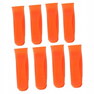8X GWIZDEK RATUNKOWY PLASTIKOWY POMARAŃCZOWY