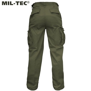 Spodnie Bojówki WojskoweTaktyczne Mil-Tec US Ranger BDU OIiwkowe 4XL