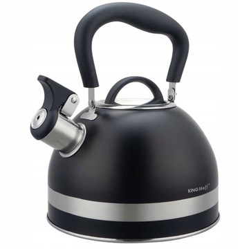 Mały Stylowy Czajnik Stalowy Składana Rączka Elegance 1,8L KINGHOFF