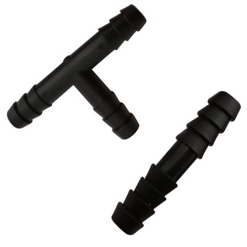 TRÓJNIK + ŁĄCZNIK PRZEWÓD SPRYSKIWACZY 6mm - 7mm