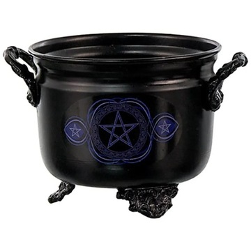 Kadzielnica podstawka na kaszidełka do żywic i kadzideł Niebieski pentagram