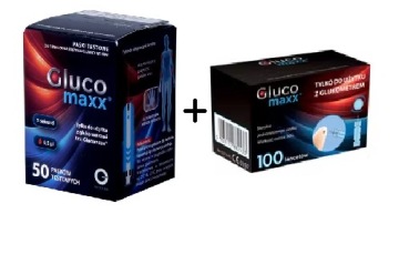 Glucomaxx, 50 тестовых полос + Lancets 100 шт.