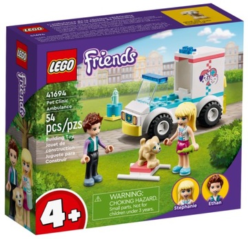 LEGO Friends 41694 Karetka Kliniki dla Zwierzątek