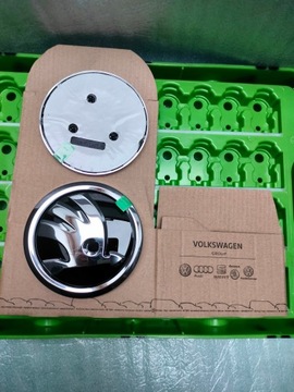 EMBLEMAT LOGO ZNACZEK PRZÓD TYŁ SKODA SUPERB 2 II
