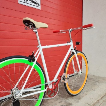 Односкоростной городской велосипед Pasja Owoców, размер 50