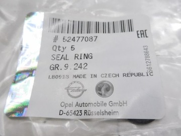 GUFERO PŘÍVODU KLIMATIZACE OPEL CORSA C OE 52477087