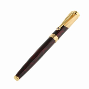 Jinhao 9009 Luxury Agate Red and Gold Clip 1.0mm Curved Tip Calligraphy