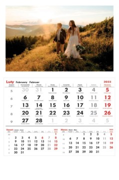 Календарь с одной фотографией 2024 Ваши фотографии