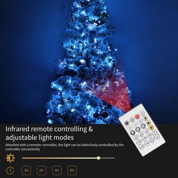 ИНТЕЛЛЕКТУАЛЬНЫЕ РОЖДЕСТВЕНСКИЕ ОГНИ 100LED SMART WIFI