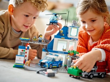 LEGO CITY BLOCKS ПОДАРОК ​​ДЛЯ ПОЛИЦЕЙСКОГО УЧАСТКА БОЛЬШОЙ НАБОР ПОЧТОВОГО СТАНЦИИ