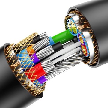 Удлинительный кабель USB 3.0 0,5 м, черный