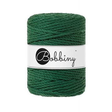 Sznurek bawełniany skręcany 3PLY 5mm Bobbiny Leśny