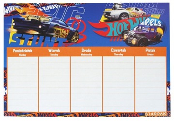PLAN LEKCJI HOT WHEELS Z TABLICZKĄ MNOŻENIA