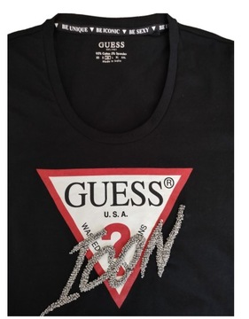 Outletowa okazja Guess bluzka fason dopasowany rozmiar M PREMIUM