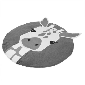 Хлопковый игровой коврик для малышей с рисунком жирафа